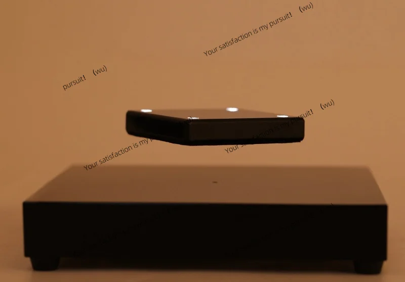 Suitable for suspension Wireless conduction LED luminous magnetic levitation display stand Advertising display stand