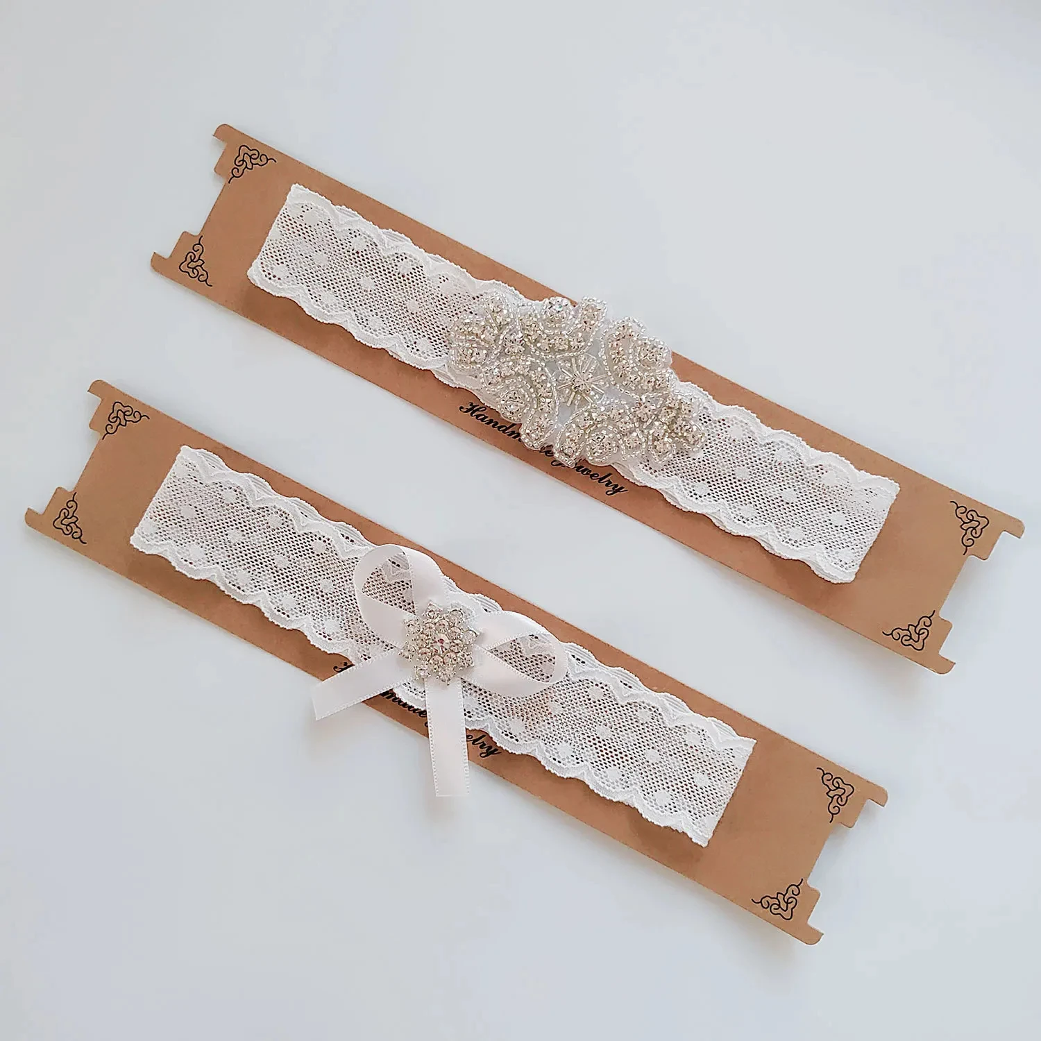 Shinny Bead Crystals Wedding Garter for Bride Leg Ring Loop Thigh Leg Garter  For Wedding Bridal  Accessories