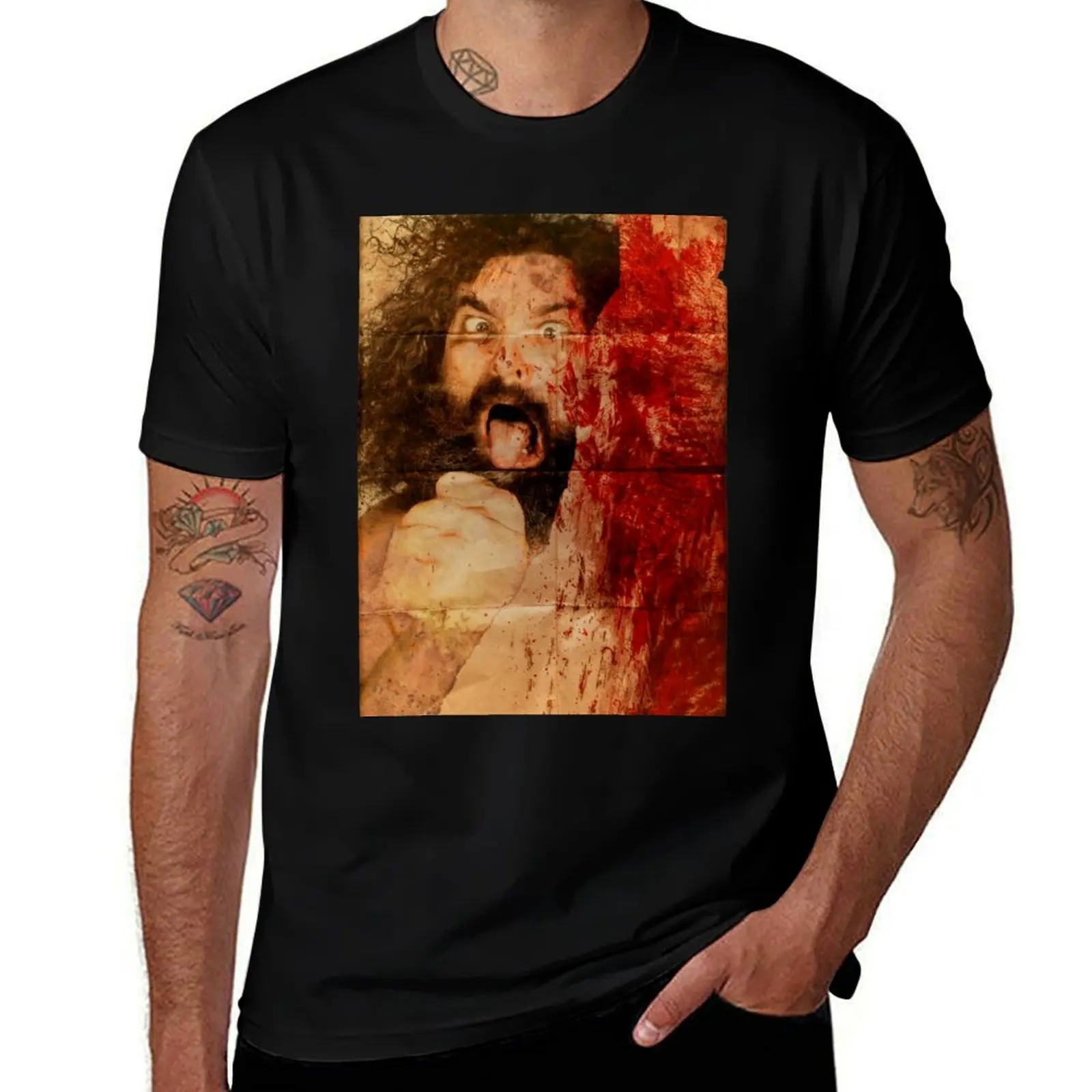 Bloody Bruiser T-Shirt Summer Casual Loose T-Shirt