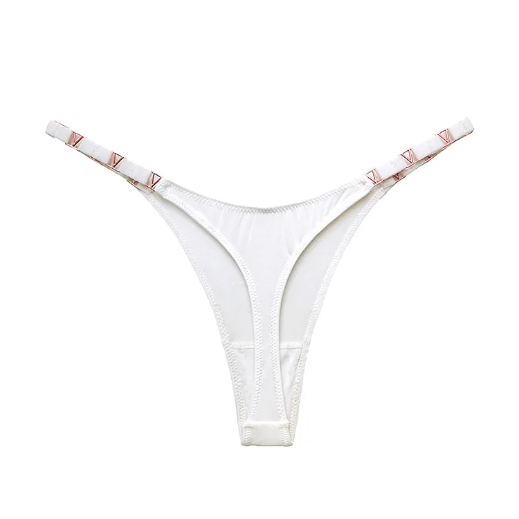 Frauen Eis Seide Sexy Satin G-string T Hosen Fitness Tangas Unterwäsche Hip Lift Briefs Low Rise Höschen Hohe Gabel dessous Neue