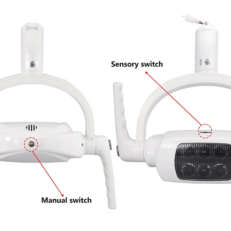 Dental lampa indukcyjna LED Light do sprzętu części do krzeseł sześć otworów