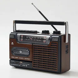 Tape Player Old-Fashioned Vintage Elderly Recorder Retro Tape Machine Radio Multi-Function