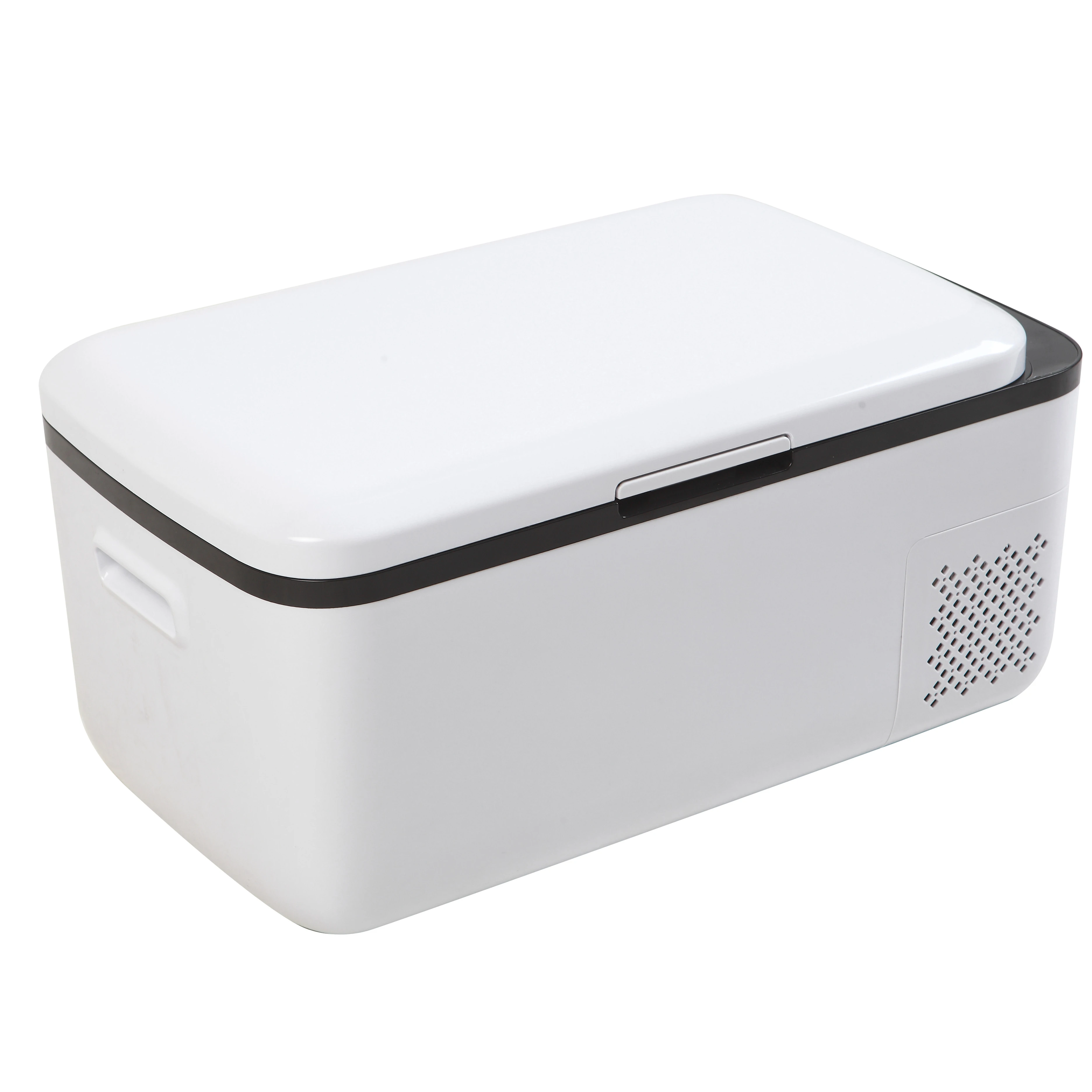 

Portable Refrigerator 12V Car Freezer, 20 Liter Truck Refrigerator, Home and Car Use, Electric Powered 12V/110V