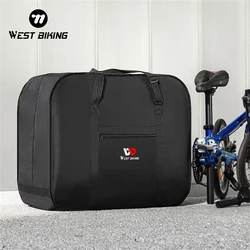 WEST BIKING Folding Bicycle Loading Bag For 14'' 16'' 20'' Folding Bike PU Waterproof Storage Packet  Portable Bike Storage Bag