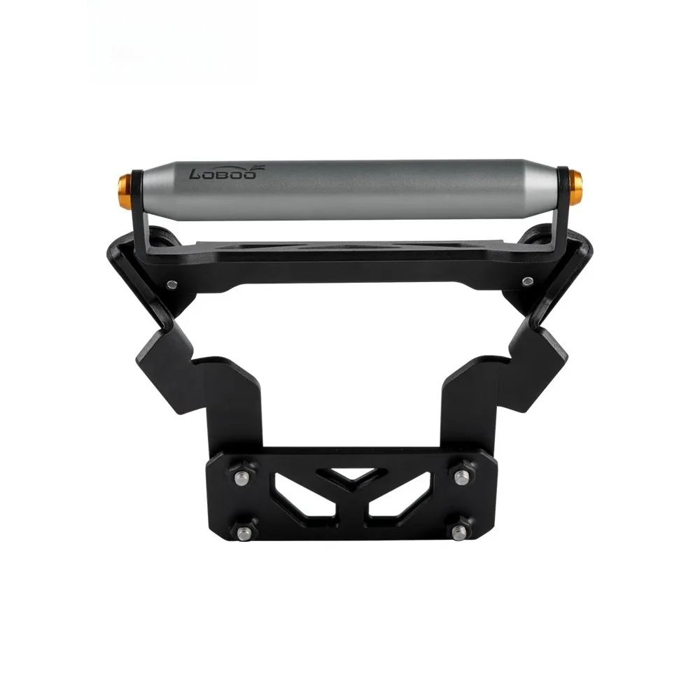 

Motorcycle mobile phone navigation bracket windshield crossbar modification