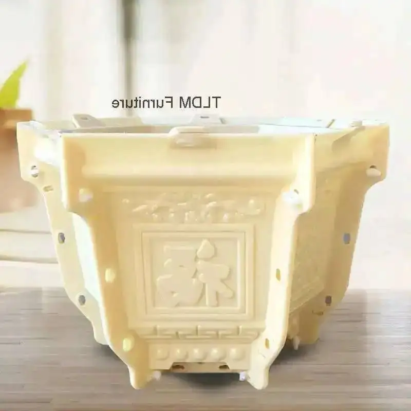 Creative Flower Pot Molds Home Villa Garden Homemade Bonsai Concrete Abrasive Tool Chinese Cement Mold Hexagonal Plastic Model