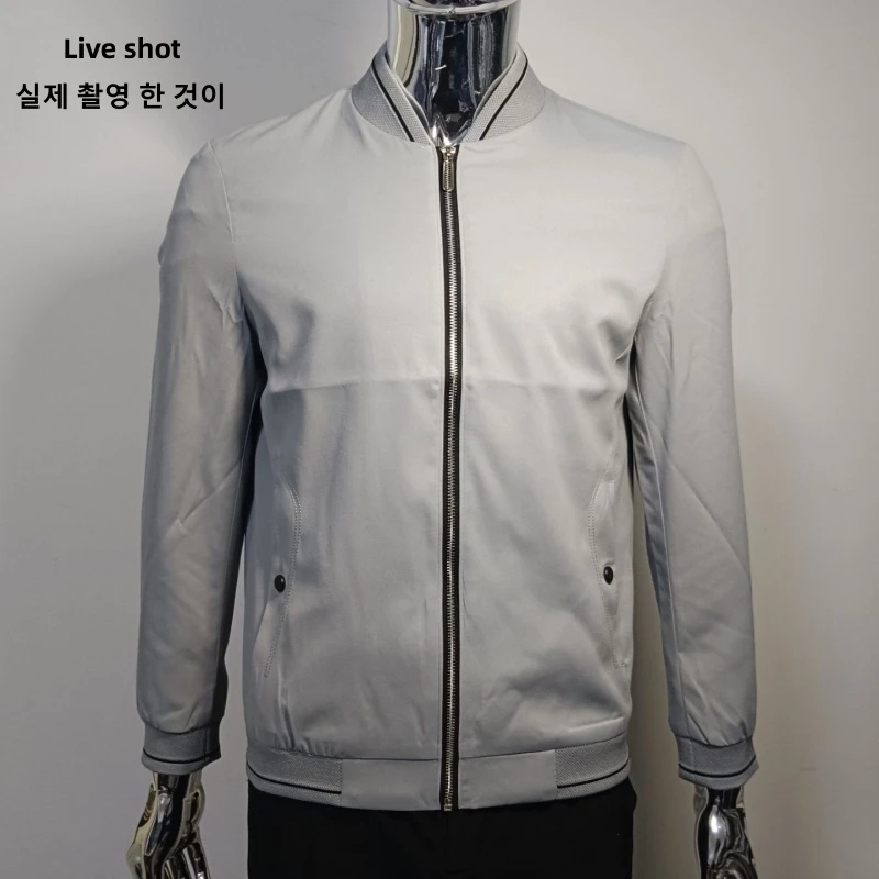 Fashion men's spring and autumn golf jacket, high quality slim-fit comfortable golf wear, business leisure golf sportswear