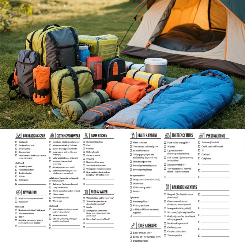 Custom 2-3 Person Professional Outdoor Survival Gear Kit 72 Hours Emergency Trip Hiking Backpack Sleeping Bag Tent Camping view 5