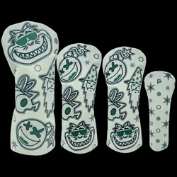 Golf Wood Head Cover Golf Driver Wood UT 1 3 5 UT Men and women High Quality PU Golf Wood Cover