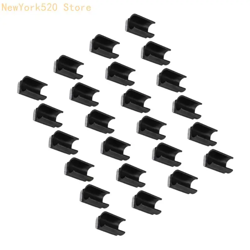 U-Shaped Soft-Layer Floor Guards 24-Count Set for Dining and Office Chair Legs N84C