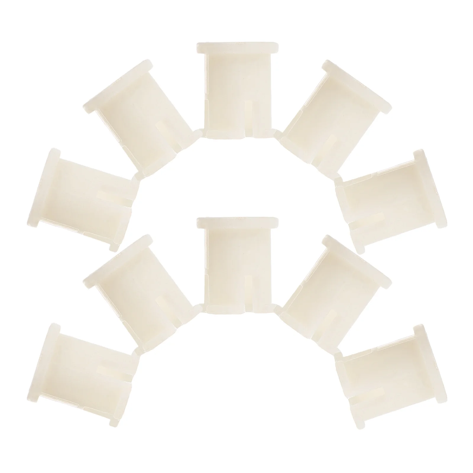 

20 Pcs Universal Wheel Pole Caster Rubber Cap Wheels Caps Plastic Mounting for Chair Leg Sockets Small