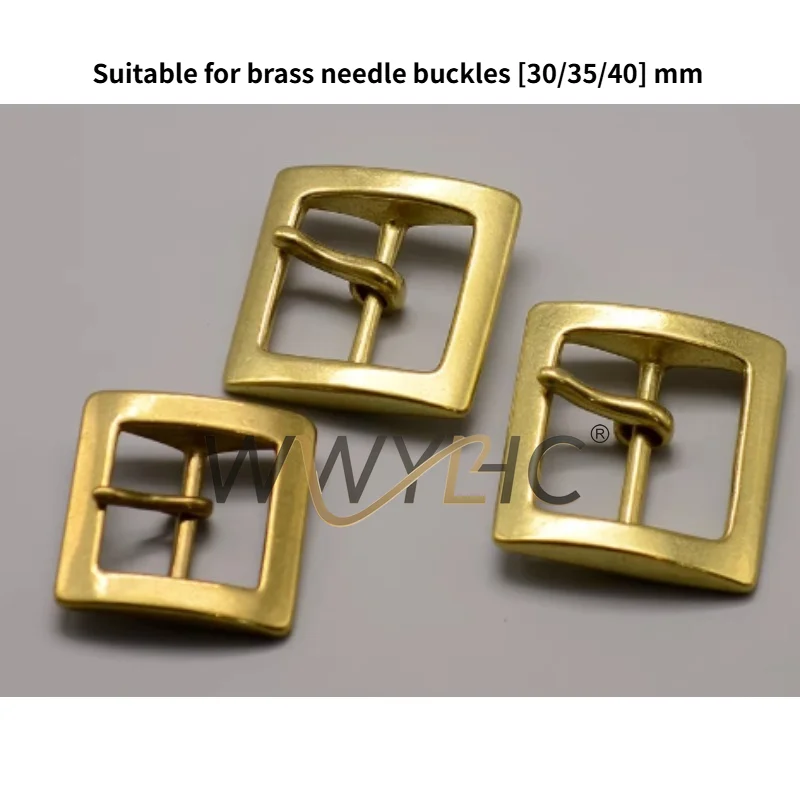 

Brass Belt Buckle Waist Buckle Japanese Buckle Square 30mm 35mm 40mm