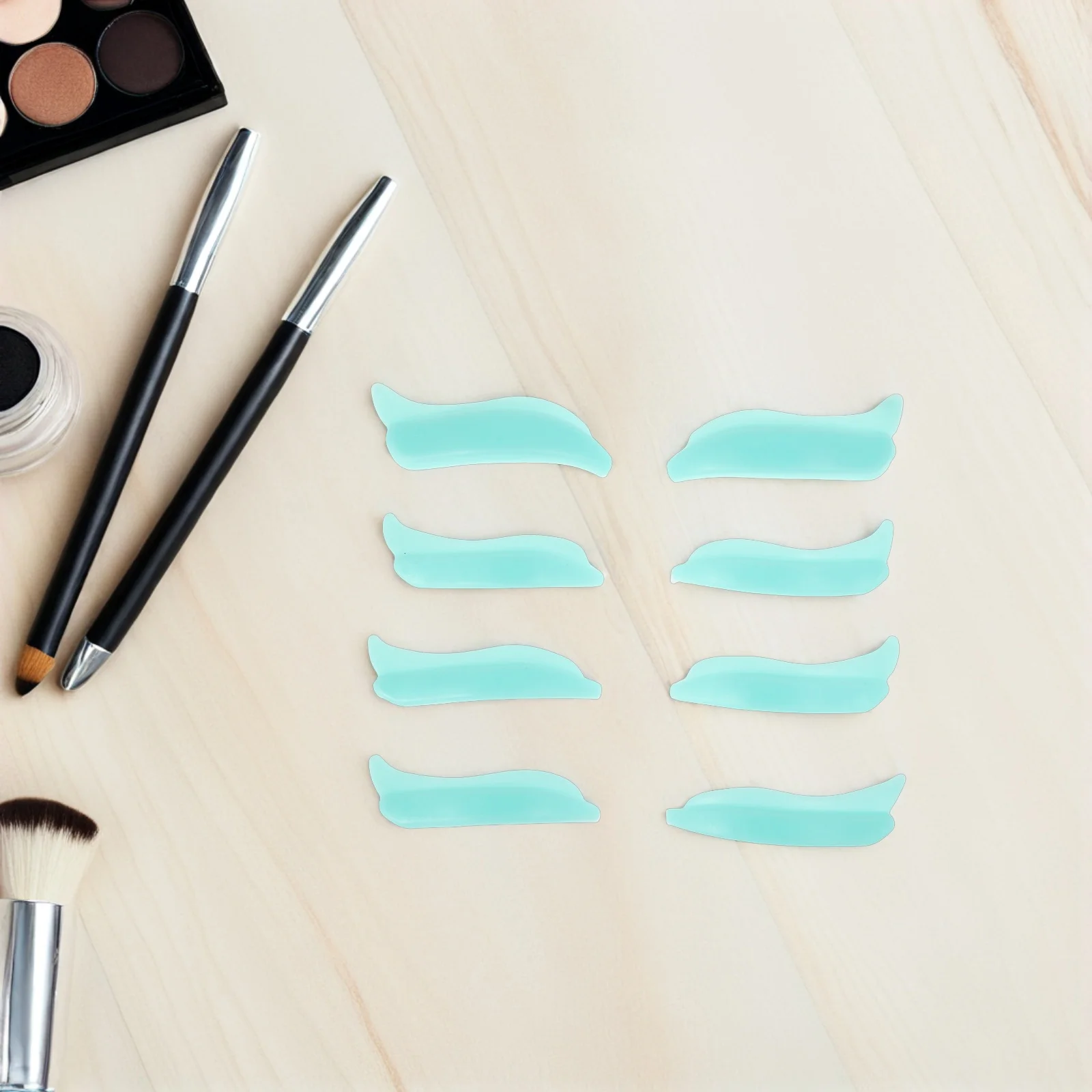 

4Pairs Eyelash Perm Pads Lash Lift Rods Silicone Reusable Soft Lash Lift Pads Shields Eyelash Curling Perm Kit Supplies