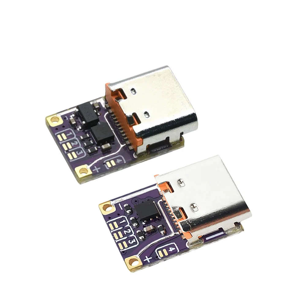 PD3.0 PD3.1 QC3.0 Auslösermodul Typ-C Schnelllade-Spannungsaktivator Stromversorgung zu DC-Konverterplatine für DIY-Projekte – Detail 3