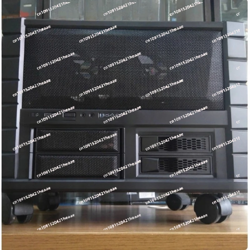 Suitable for personalized computer chassis, supporting motherboard horizontal chassis with dual fans