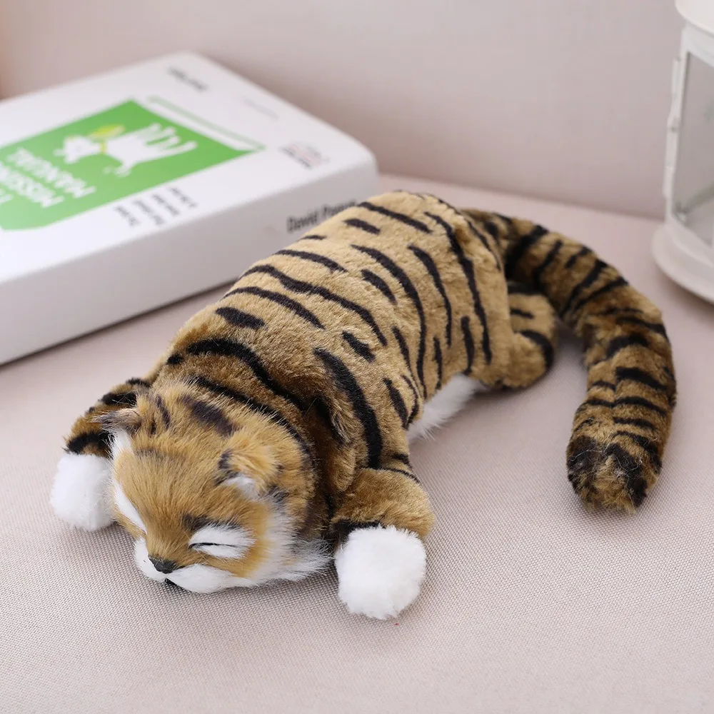 Creative Stuffed Animal Electric Rolling Cat Simulation Interactive Electric Tumbling Barking Laughing Cat Cat Animal