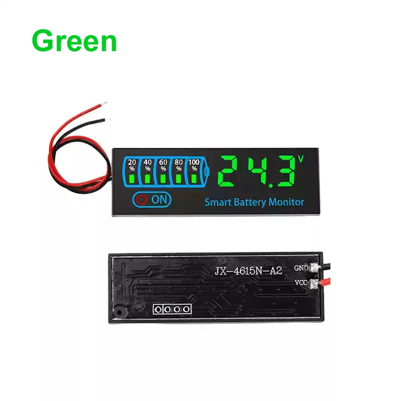 Indikator Level Digital Display 3S-14S DC7-55V 12V 24V 18650 Lipo Lithium Battery Capacity Board Voltage Monitor Tester Module