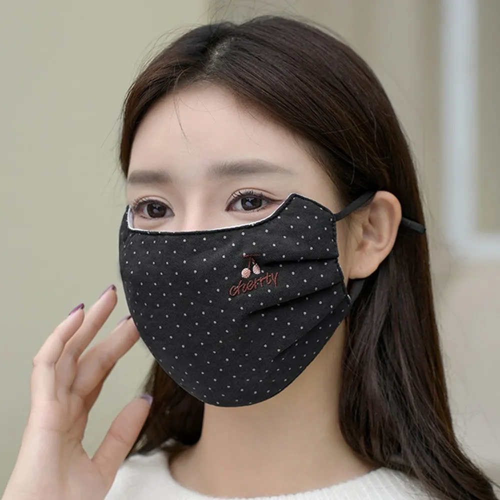 Przydatna Drukowana Maska na Usta do Jazdy na Rowerze Wielokrotnego Użytku Zmywalna Maska z Gumkami Oddychająca Ochrona Twarz Pokrowiec Akcesoria Sportowe na Zewnątrz