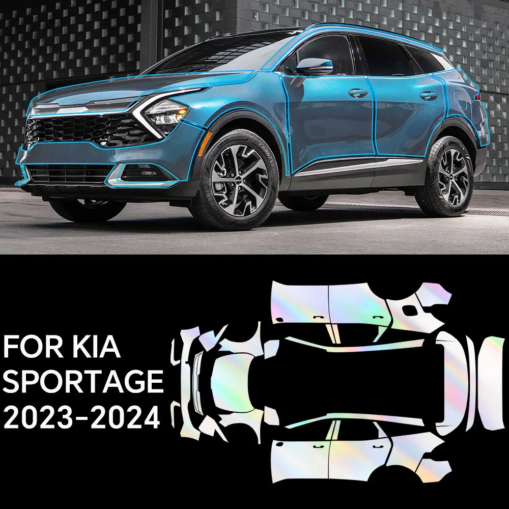 

Custom Precut For KIA Sportage 2023 Full Vehicle Clear Bra Precut PPF Paint Protection Film TPU Transparent Anti Scratch Repair