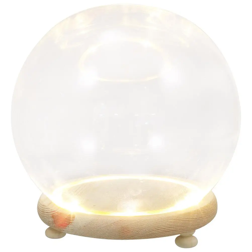 

Glass Dome Case 10cm Decorative Flowers Tabletop Adornment Decorative Flower Display Cover Gifts