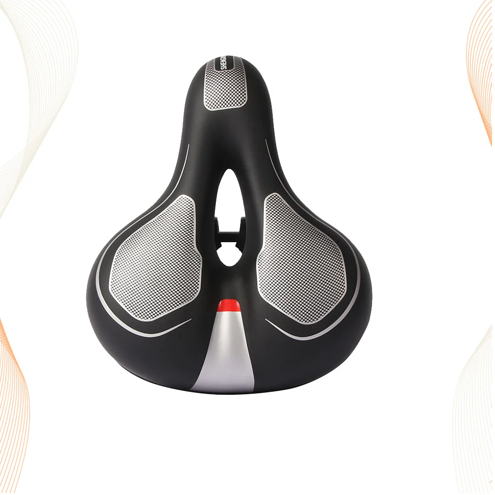 

Ergonomic Bike Saddle Mountain Road Bicycle Seat Comfortable Shockproof Lightweight Long Time Cycling Easy to Wash Accessory