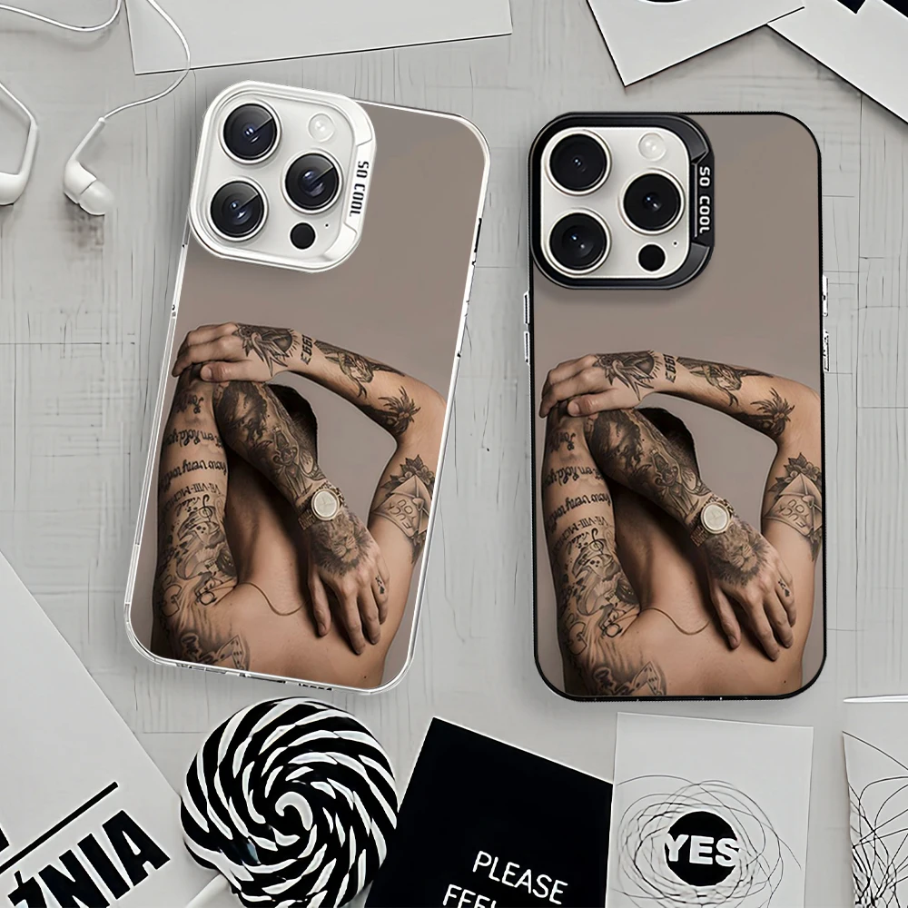 Phone Case Singer R-Rels B for iPhone 12 11 13 14 15 16 Max Pro Plus IMD Shockproof Silicone Coque