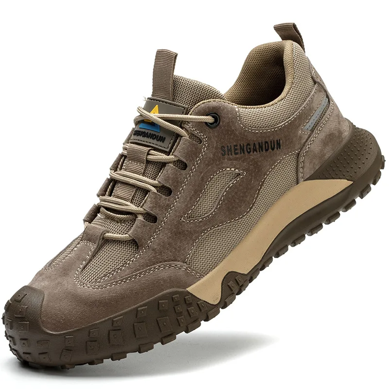 Labor Protection Shoes Men's Four Season Safety Protection Shoes Breathable Lightweight Anti Smashing Anti Piercing Work Shoes