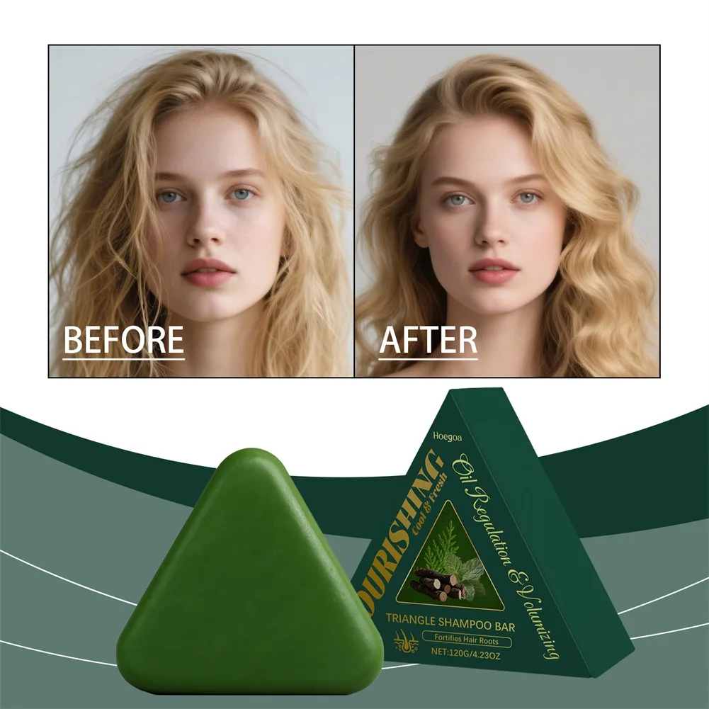 Seven Green Soaps Shampoo Natural Plant Extracts Gentle Hair Scalp Care Balances Scalp Oil Reduces Greasines Regrowth Shampoo