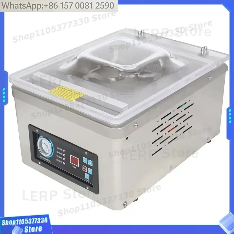 Duoqi DZ-260D 110V 220V Stainless Steel 304 Home & Factory Use Semi-Auto Vacuum Packing Machines Food Grade Sealing
