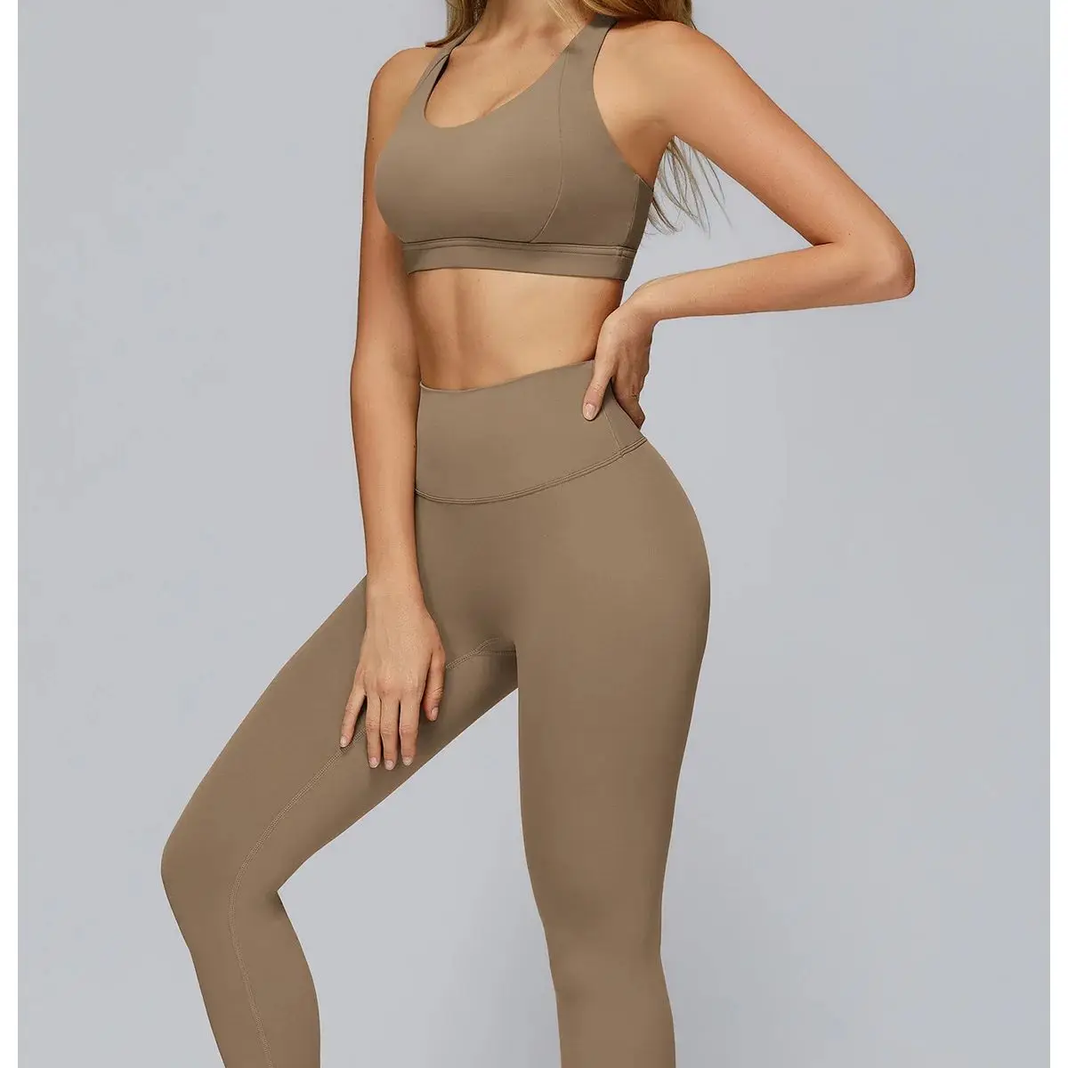 

Ningyu, комплект из 2 предметов, одежда для йоги, женский спортивный костюм, быстросохнущий комплект, дышащая одежда для фитнеса, женский спортивный бюстгальтер, леггинсы, спортивная одежда