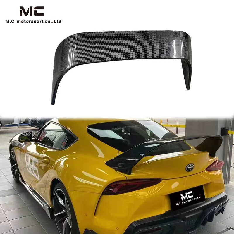 For Supra G/GR  a90 a91 mk mk5 M Style Big Spoiler Wing Carbon Fiber Rear Trunk High Wing Spoiler