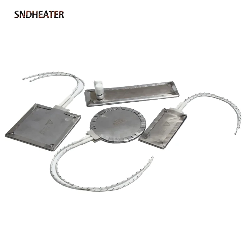 SNDHEATER Stainless Steel Heating Plate 150x50mm 150x80mm 150x100mm 150x120mm 150x150mm 2 Wires Industrial Square Heater Board