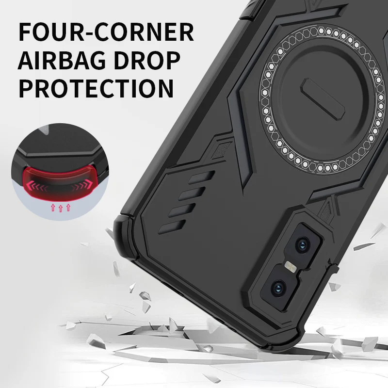 Magnetic Phone Case For Infinix GT 30 PRO 5G Hot 50 Pro 4G Note 50S 60 Heat Dissipation Shockproof Non-Slip Protection Cover