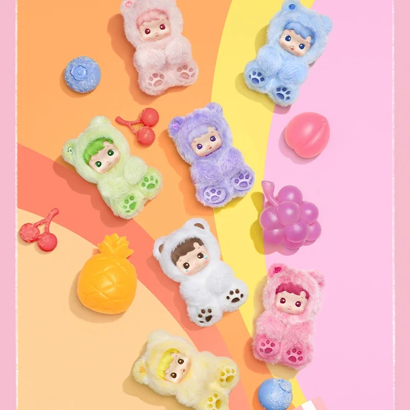 

Оригинальный POPMART HACIPUPU Bear Gummy Candy Series, виниловый плюшевый кулон, слепая коробка, сюрприз для девочек, Рождественский подарок, коллекция игрушек