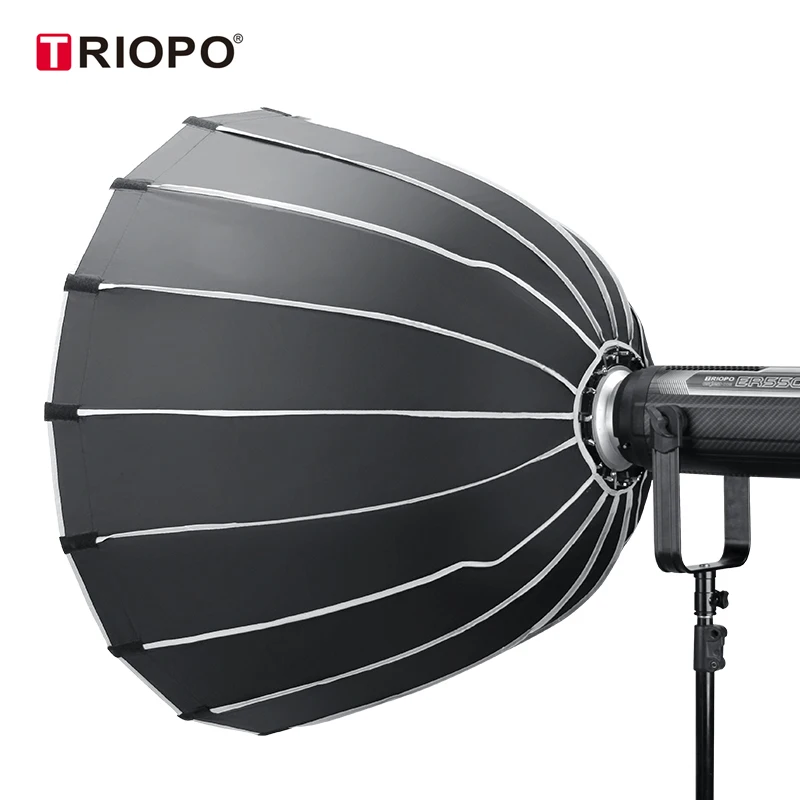 Triopo Hexadecagon Collapsible Softbox 60cm 70cm 90 120cmDeep Parabola Umbrella with Bowens Mount Diffuser for Studio Monolight