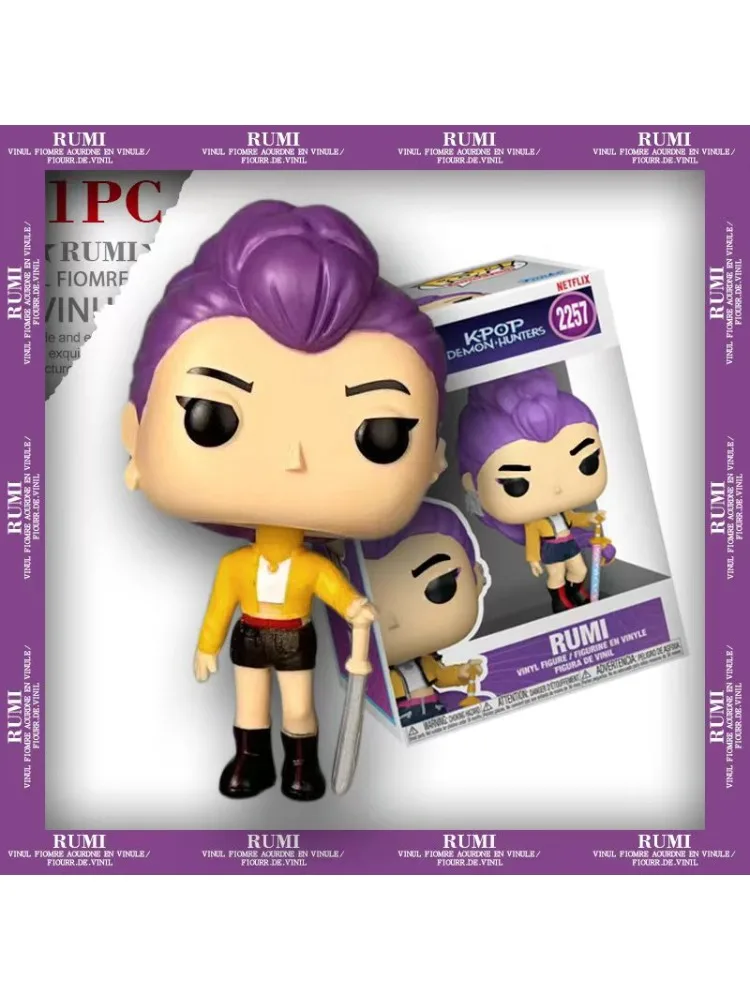 Chic Anime K-pop Demons Hunters Figure Rumi Zoey Mira Saja Boys Fan Present