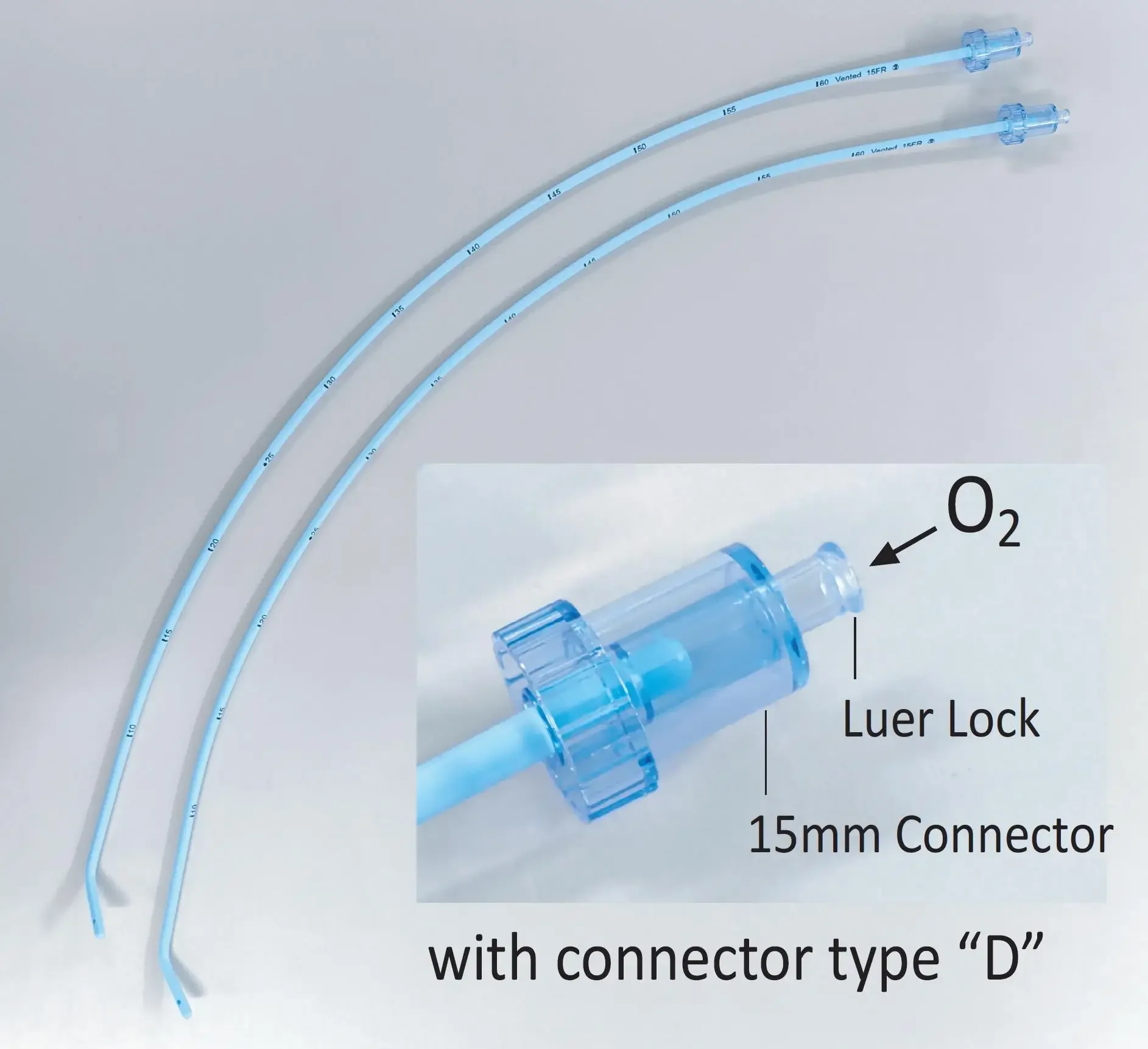 New connector  intubation bougie ,hollow ET tube exchanger