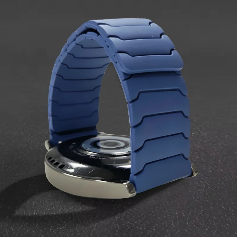 22mm Magnetic Silicone Strap for Zeblaze Btalk 4 PRO 3 2/Stratos4/Vibe 8 7 Lite Sports Band For Xiaomi Watch 5 S5 Soft Bracelet