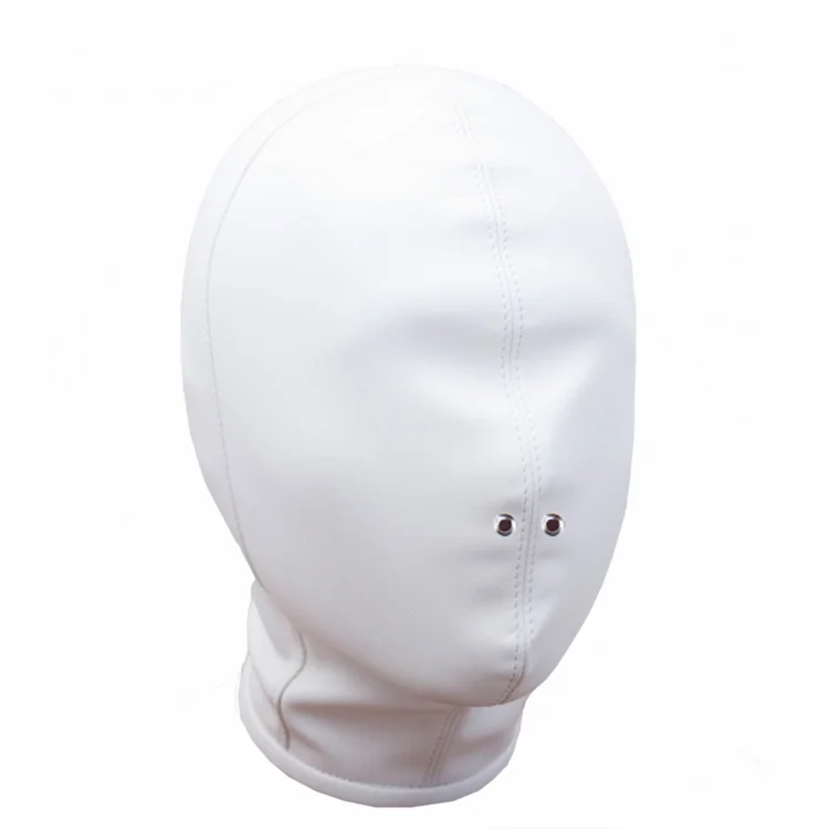 Fetisch Cosplay Sexy Leder Kapuze Exotische Vollgesichtsmaske für Frauen Männer Cosplay Party Spiele Mysteriöse Maske Halloween Kostüme