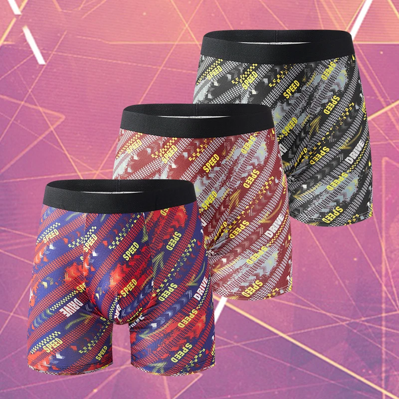 Sous-vêtements pour hommes Boxer slips 1 paquet de sous-vêtements pour hommes doux et extensibles avec mouche