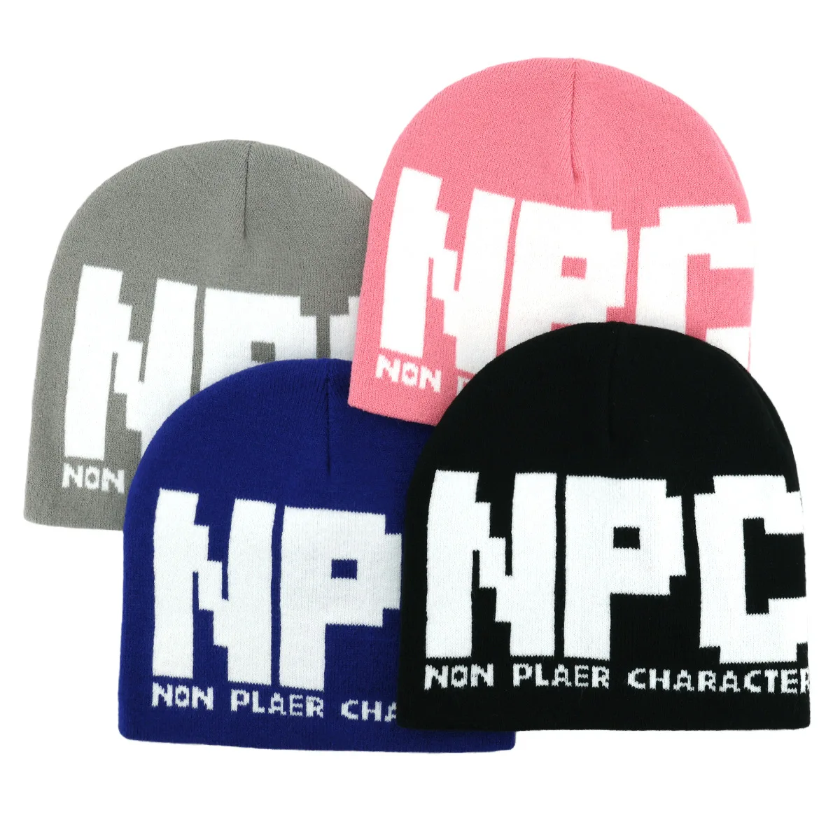 جديد Autumu الشتاء الدفء متماسكة قبعة النساء الرجال التزلج بيني في الهواء الطلق الباردة قبعة الدراجات Skullcap موضة رسالة Y2K الهيب هوب قبعة