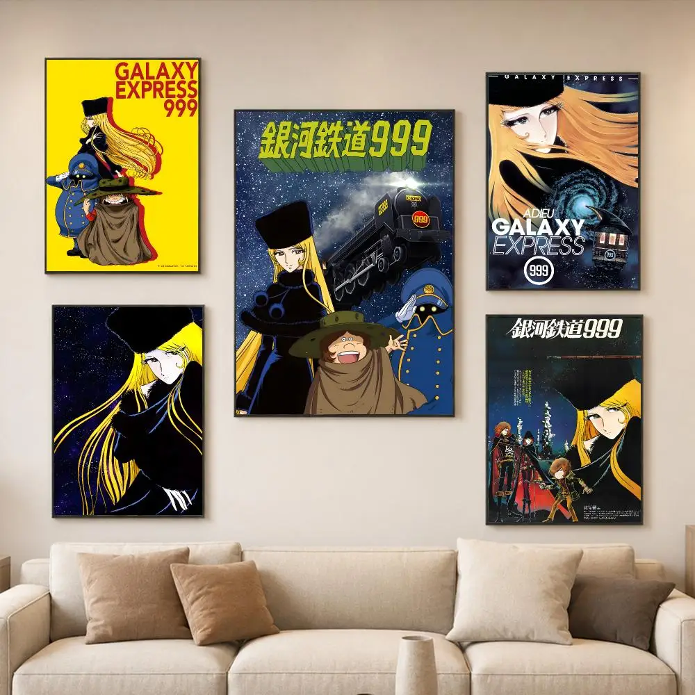 Animation G-galaxy E-express 999 Poster Wall Art Print Art Suitable For Living Room Bedroom Bar Parlor Home Decor Gift