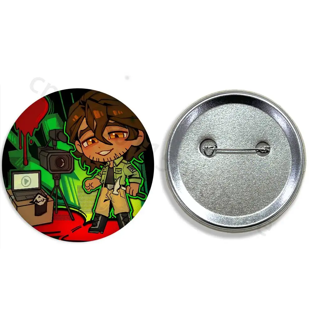 B-Boyfriend to Death Strade 58mm Badge Brooches on Backpack Clothes Handmade Round Enamel Pins for Jewelry