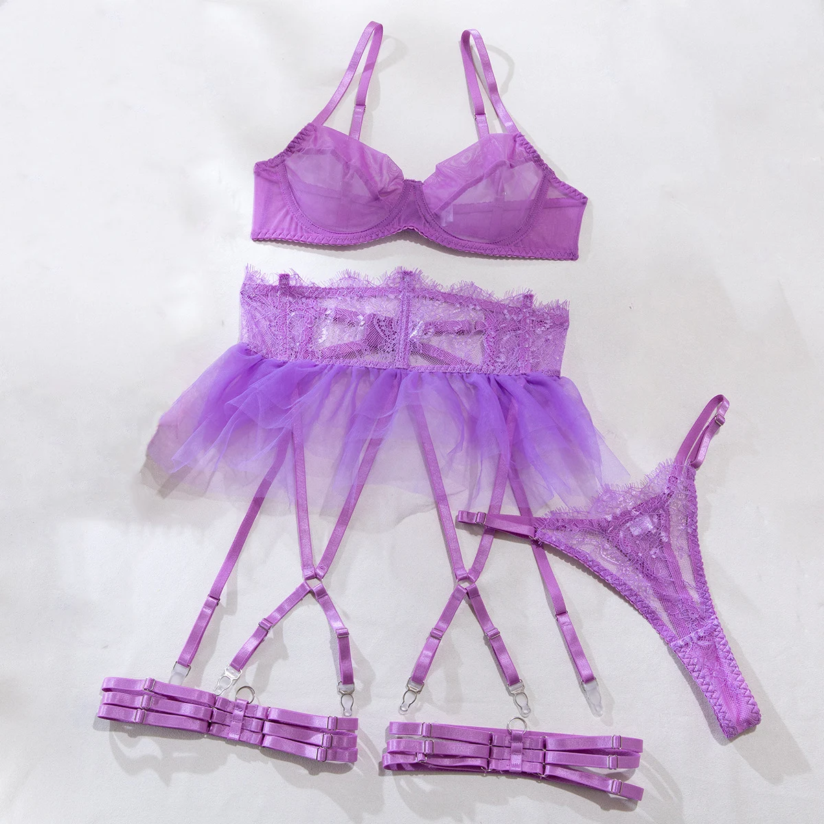 

Women Sexy Lace Erotic Set Thin See Through Lingerie Bra Thong Set Perspective Micro Bikini Underwear Party Club Sexy Costumes