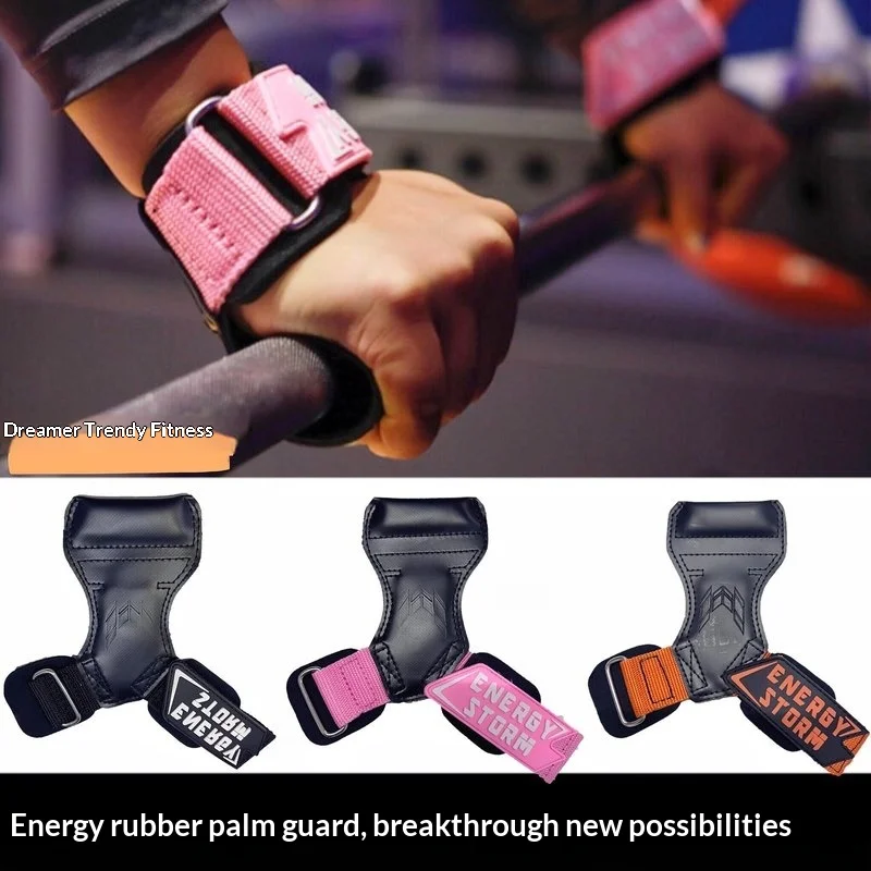 Energy Stor m Fitness Wrist Wraps Straps for Pull-Ups Deadlifts Non-Slip Gloves Bodybuilding Professional Protective Gear