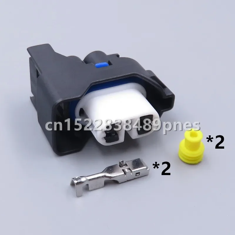 2 Pole Automotive Fog Light Socket 7183-3789-30 Car Waterproof Lamp Wiring Harness Connector With Pins And Rubber Seals