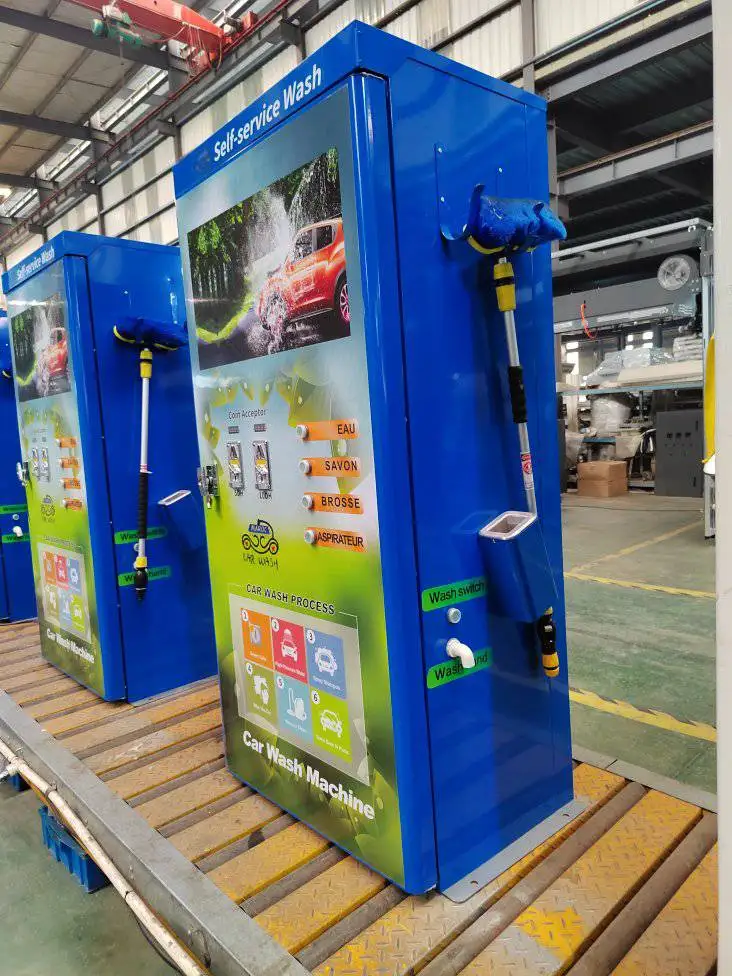 

Outdoor Intelligent Self-Service Car Washing Machine Multi-Functional High Pressure Cleaner with Water Wax for Business Use