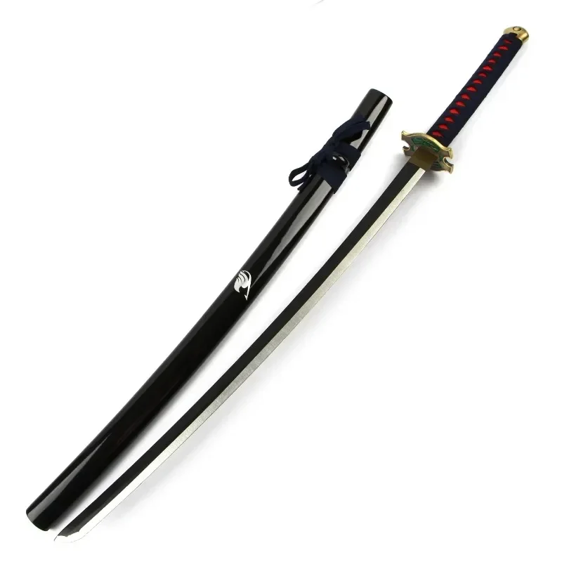 Espada de madera Erza Scarlet de cola de Hada de 100cm, accesorios de Cosplay de Anime 2D, coleccionables de samurái japonés, accesorios de fiesta