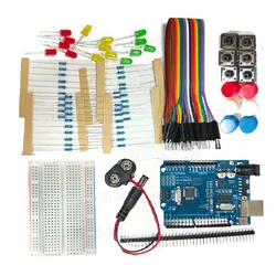 Starter Kit For UNO R3 Mini Breadboard LED Jumper Wire Button For Arduino Diy Kit School Education Lab Learning Suite