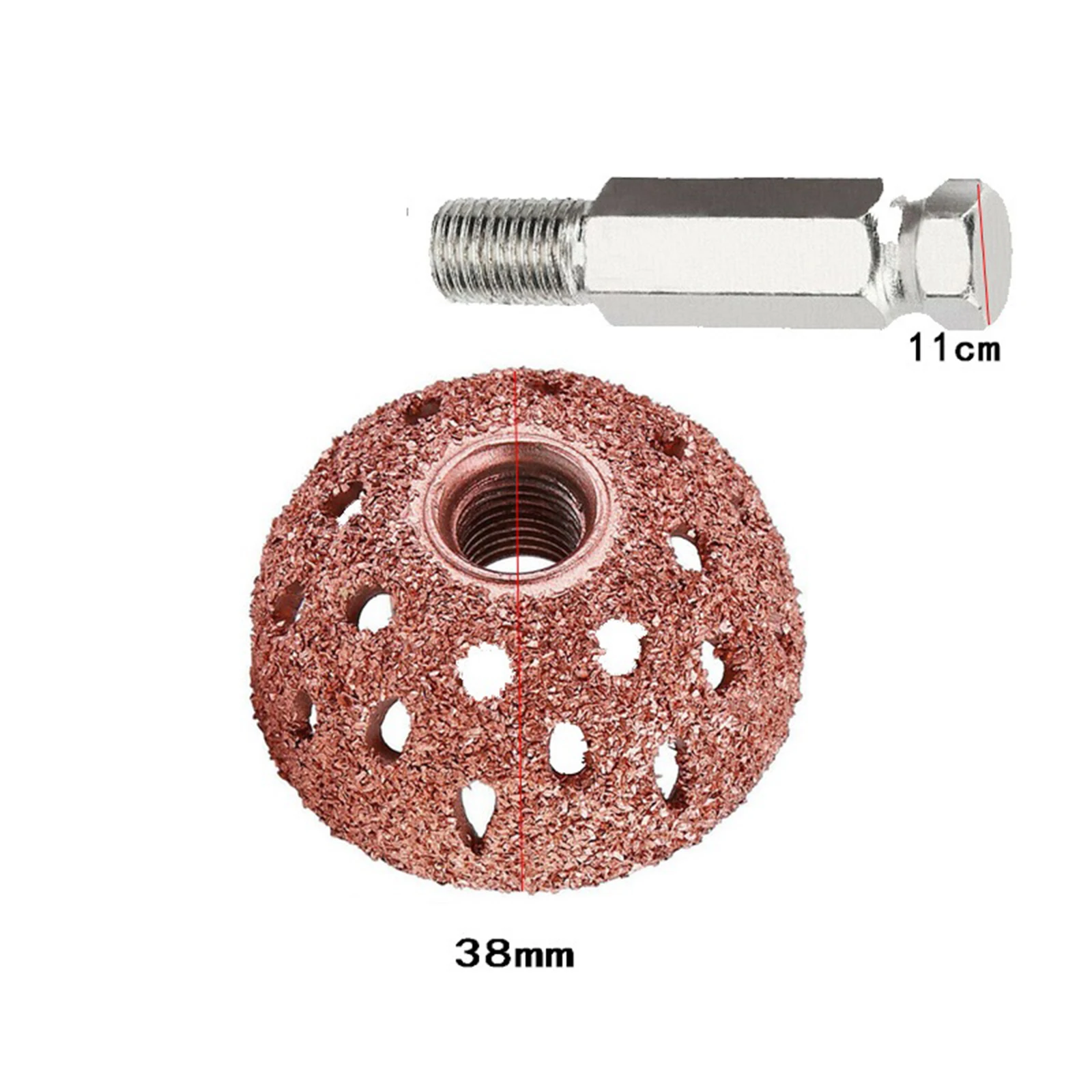 Pneumatic Tire Grinding Head Tire Repair Tools Pressure Bowl Grinding Head 38mm 55mm Tungsten Steel Grinding Head